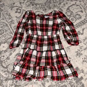 Old Navy Red and Black Plaid Dress